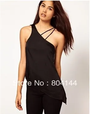 Godbead женщин топ с асимметричной проектирования |