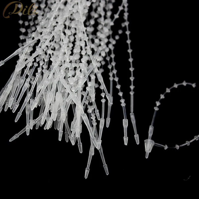 5000 шт. прозрачный защитный галстук 7 дюймов бирка для одежды узел нить