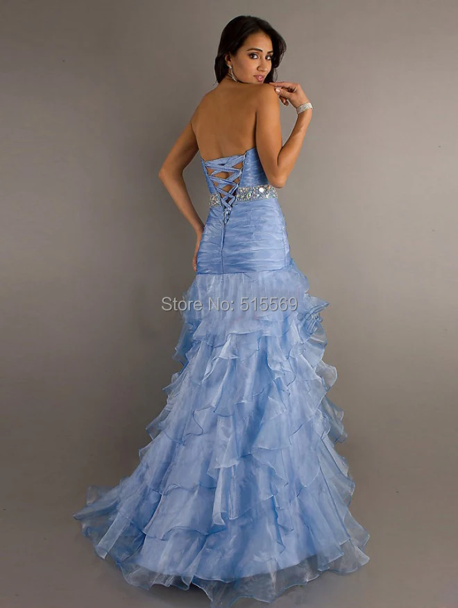 Unique Color Elegant Mermaid Prom Dress Corset Back long Special Occasion Dresses 2015 New Arrival | Свадьбы и торжества