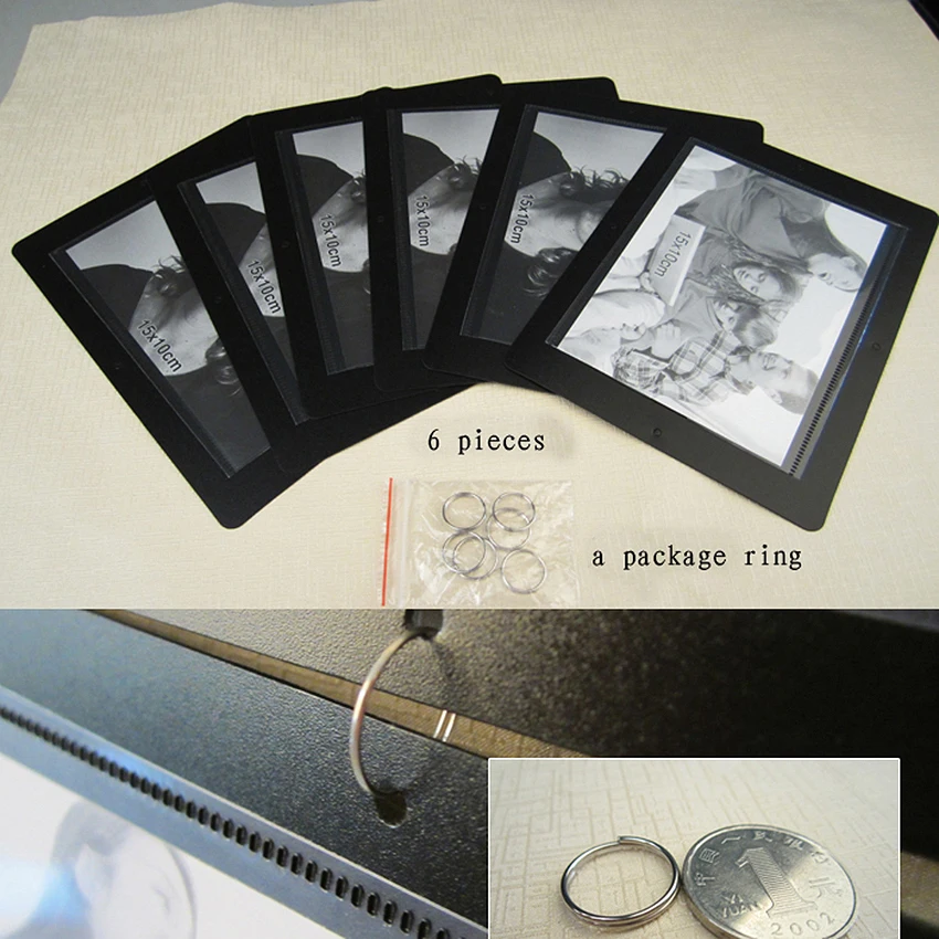 Фоторамки для фотографий 6 шт./компл. настенная фоторамка наклейка подвесное