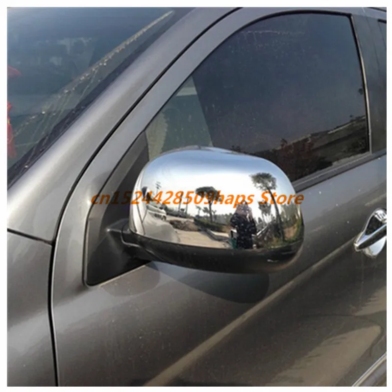 Для Mitsubishi Outlander 2006 2012 хромированная крышка для бокового зеркала заднего