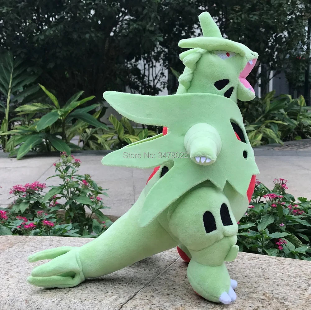 

34cm With Tag Tyranitar Mega Evolution Plush Stuffed Toy Collection Anime Cartoon Soft Doll