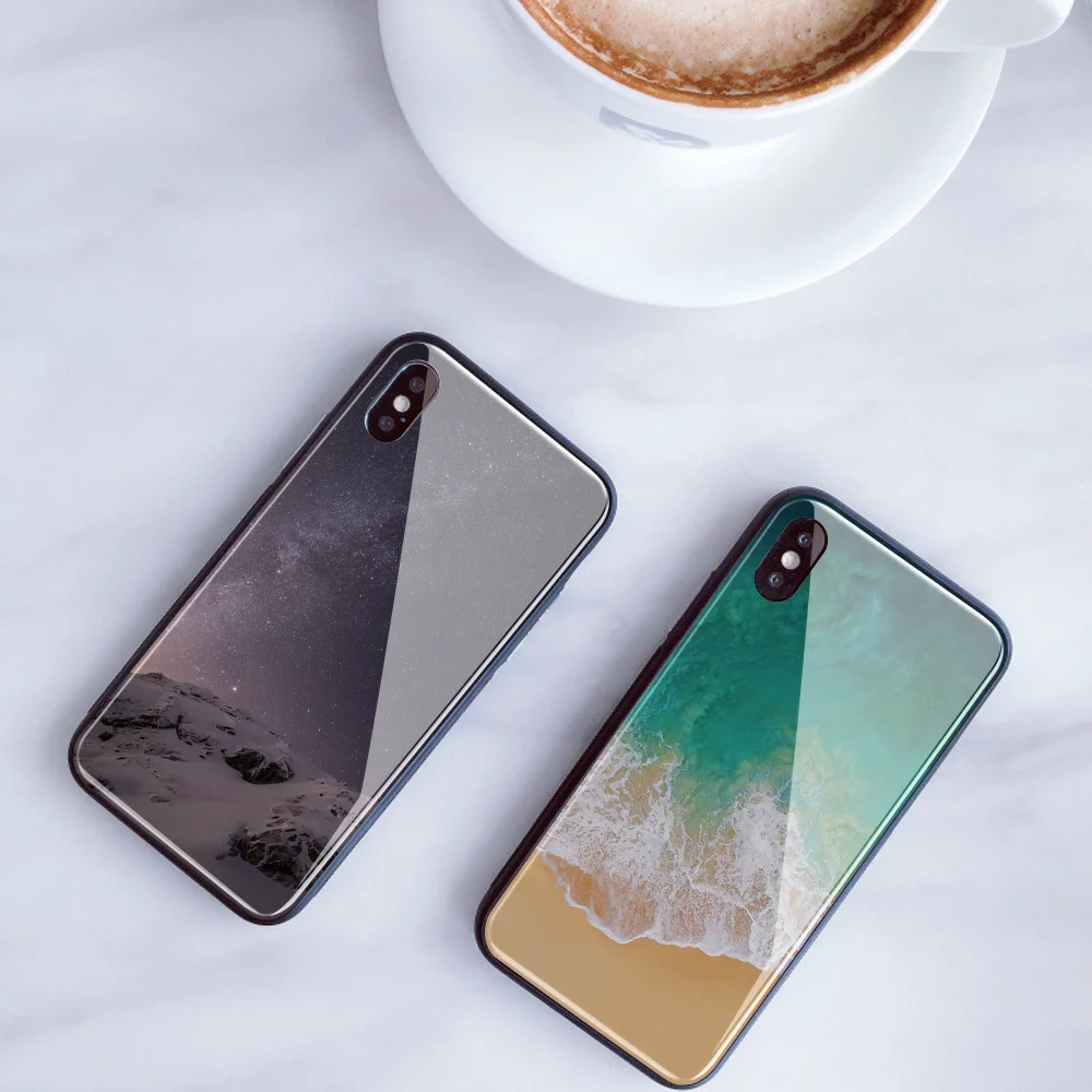 Обои DIY чехол для телефона для iPhone 8 6s 7X6 Plus на заказ Чехол DIY закаленное стекло чехол для телефона для iPhone X XR XS MAX чехол