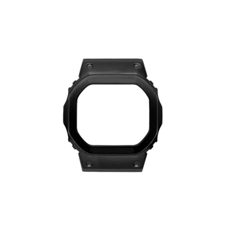 Ремешок из нержавеющей стали для casio GW-M5610 DW5600 GW-5000 DW-5030 G-5600 ремешок для наручных часов и рамка чехол прочный металлический браслет - Цвет ремешка: black frame