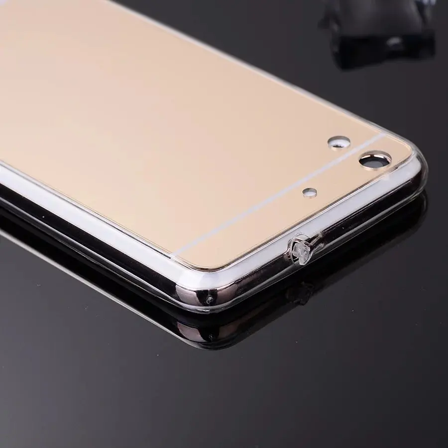 Роскошный зеркальный чехол для Huawei Y6 2 / II мягкий из ТПУ Y5II Y3II P10 P20 Lite задняя