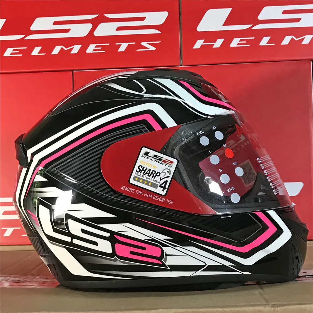 LS2 гоночный анфас мотоциклетный шлем Каско Capacete Moto для мужчин и женщин шлемы FF352