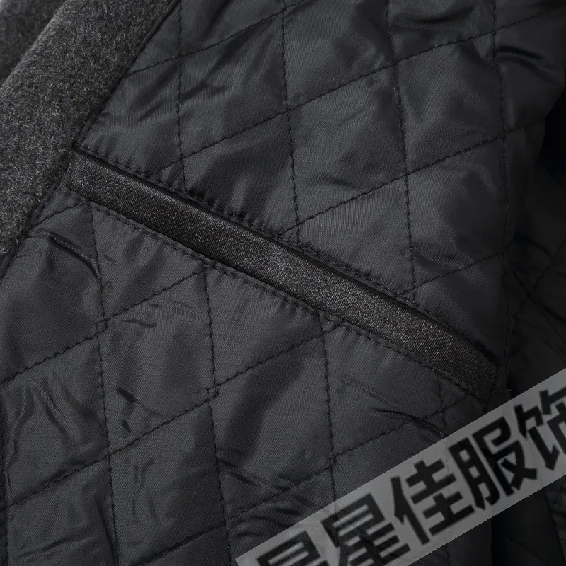 10XL 8XL 6XL 5XL зимнее длинное шерстяное пальто для мужчин с отложным воротником из смесовой шерсти Peacoat мужские повседневные шерстяные классические пальто высокого качества