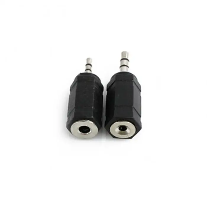 Newly 2 Pcs/Set Audio Adapter 2.5MM to 3.5MM Stereo Earphone Jacks DC128