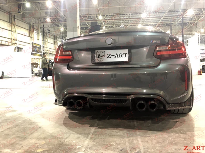 Z-ART углеродное волокно аэродинамическим комплектом для BMW M2 2015-2019 реальные