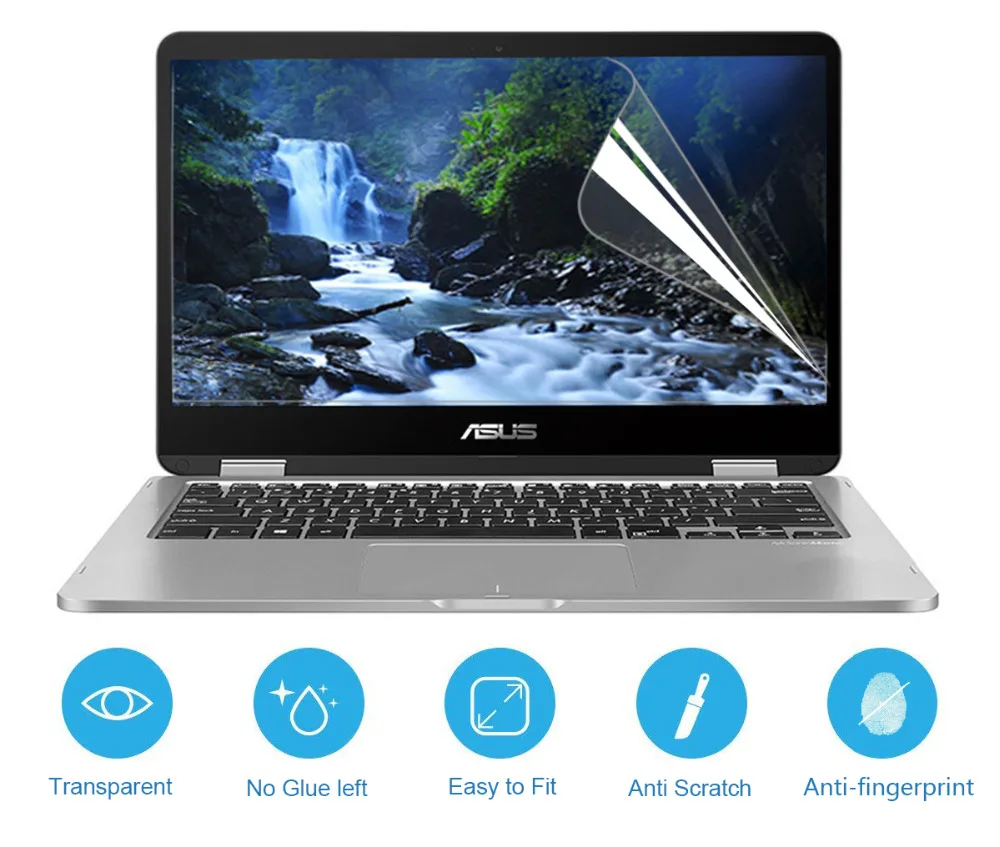 Защитная пленка Cartinoe для 14 дюймового ноутбука Asus Vivobook Flip Tp401c Tp401n 2 шт.|Протекторы и