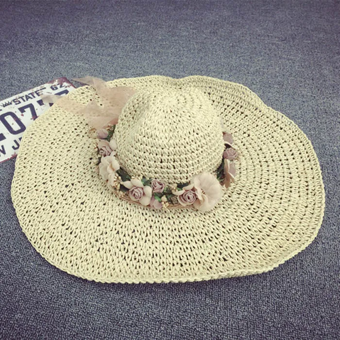 

Women Headband Floral Flowers Wedding Garland Hair Bands Handmade Lady Girls Hairband Bridal Headdress Hairs Accessories New