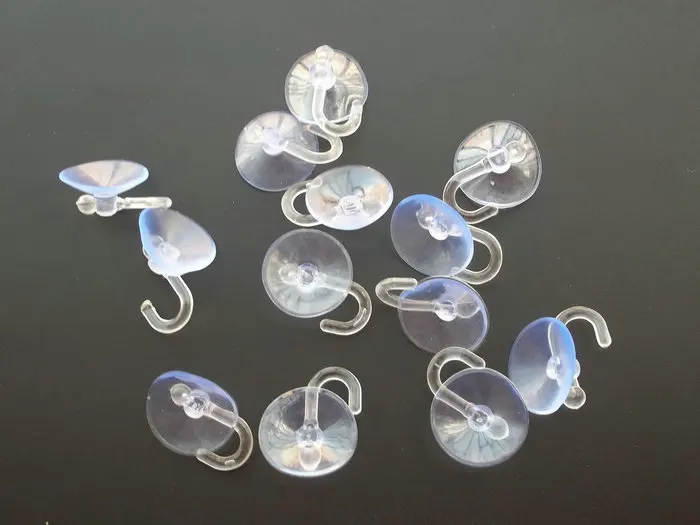 20 шт. прозрачная пластиковая присоска стеклянная прокладка Диаметр 2 5 см/3 см