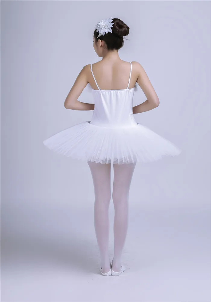 

Adult Swan Lake Ballet Dance Costumes Girls Leotard Professional Tutu Dress Pleated White Black Collant Ballet Feminino Adulto