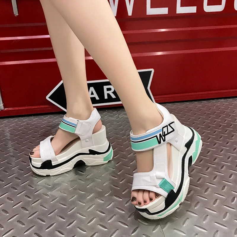 Rimocy/женские босоножки на высокой платформе сезон лето коллекция 2019 года