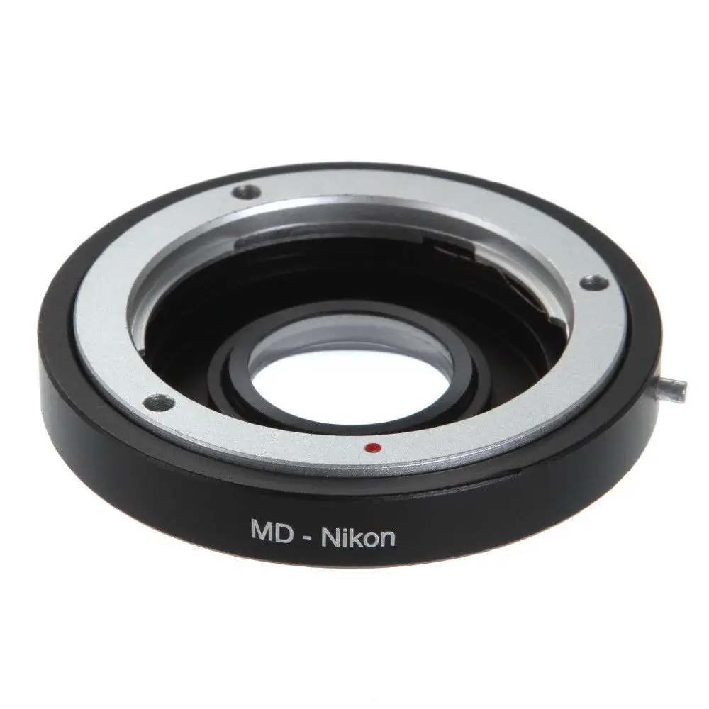 Кольцо адаптер FOTGA Infinity Focus со стеклом для объектива Minolta MD/MC крепление камеры Nikon F
