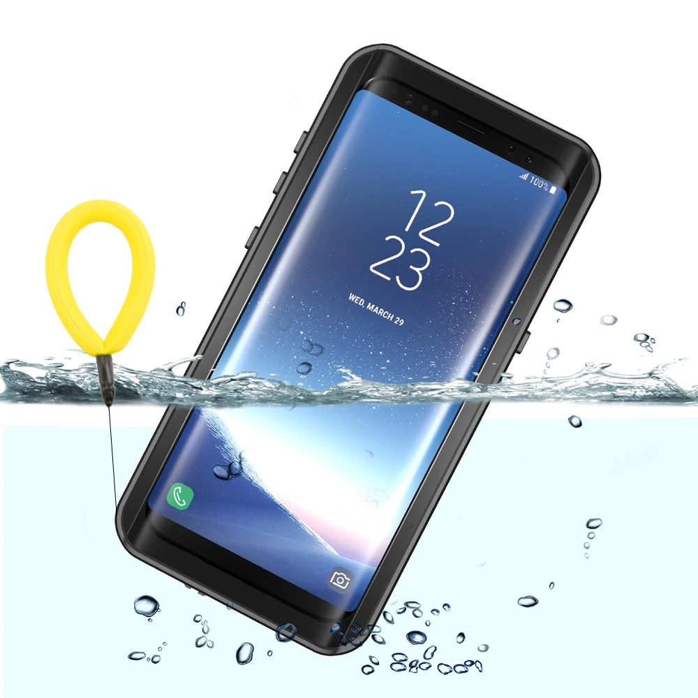 

NENG новый плавающий открытый грязевой шок Водонепроницаемый чехол для Samsung S 8 9 Plus + плавающий ручной ремешок