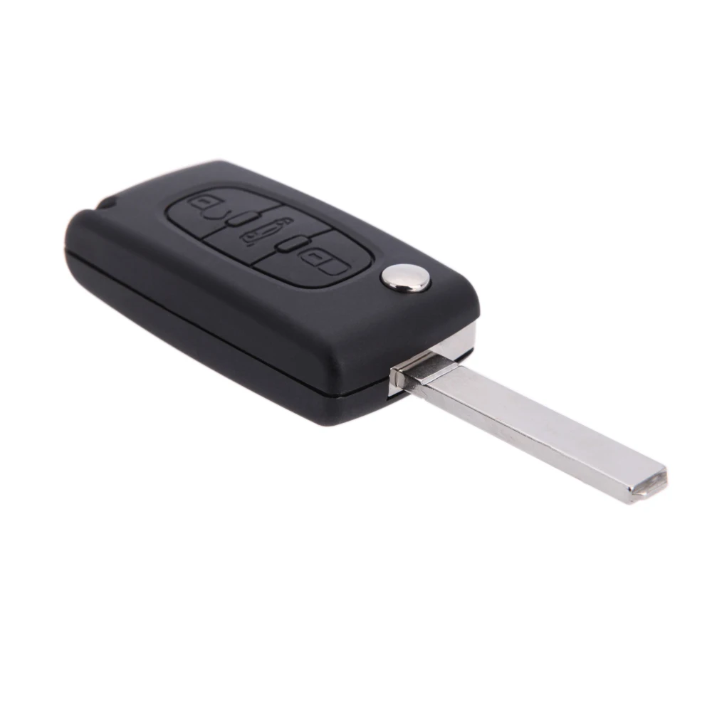 3Buttons Remote Key Case Shell For Peugeot 407 307 308 607 807 Cover 3 Buttons Flip With Car Symbol | Автомобили и мотоциклы