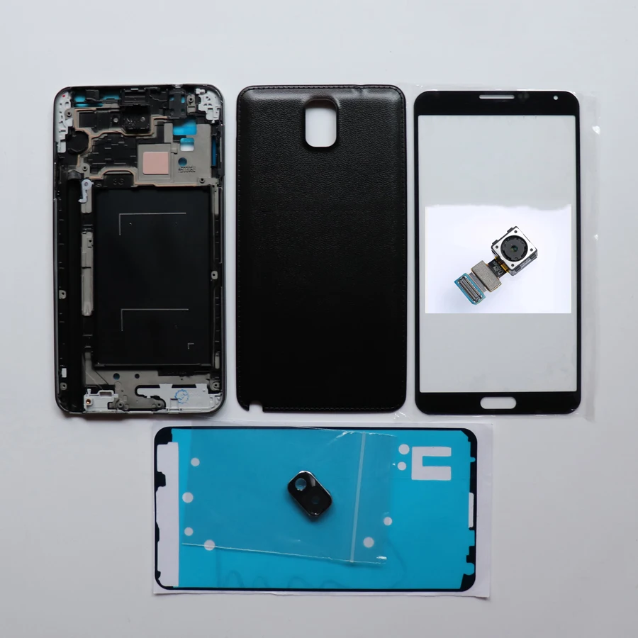 Передняя крышка корпуса N9005 рамка и Крышка батарейного отсека Замена для Samsung Galaxy