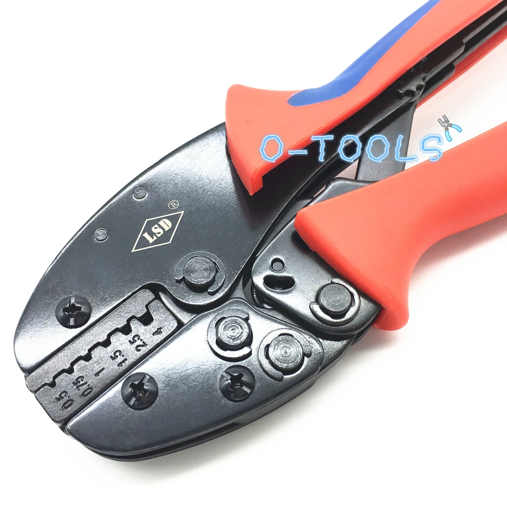 S-04WFL Crimper wire ferrules sleeve crimping pliers cord end terminal insulated connectors ratchet crimp tool 0.5-4mm² | Инструменты
