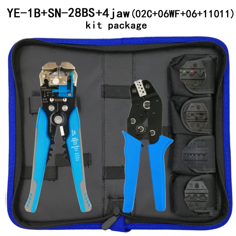 SN 28BS обжимные плоскогубцы 4 Челюсти комплект для TAB 2 8 6 3/C3 XH2.54 3 96 2510/трубка/не