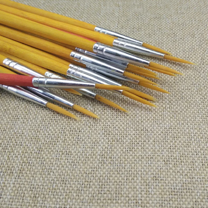 10 шт. Акварель живопись акварель рисования линий ручка небольшая кисть Малый |