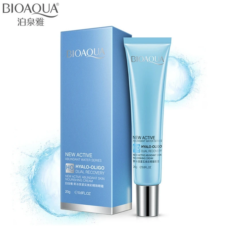 

BIOAQUA Hyaluronic Acid Firming Eye Cream Anti Aging and Fine Lines Face Care Moisturizing Remover Dark Circle Anti-Puffiness