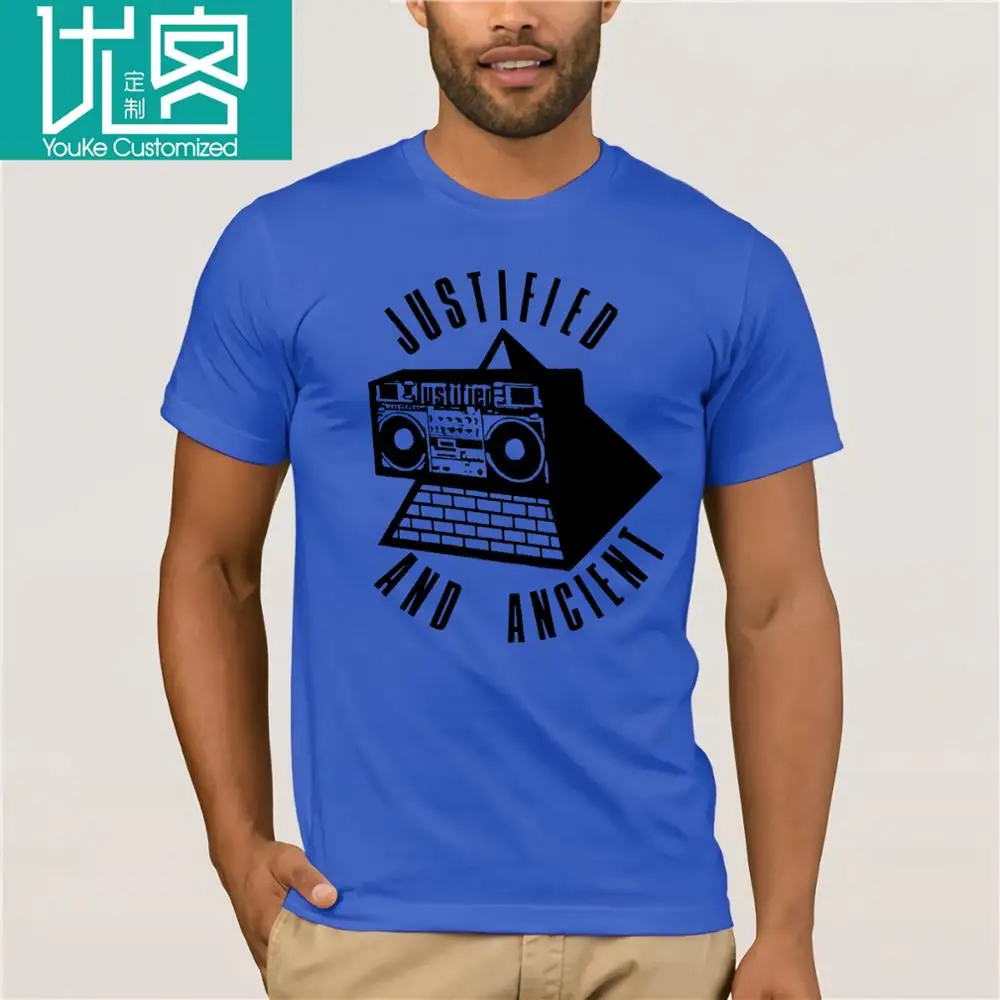 Футболки Zwarte Mannen Homme Tees KLF Gerechtvaardigd &amp Oude van Mu T-Shirt | Мужская одежда