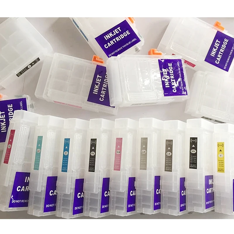 CISSPLAZA 10 комплектов 80 мл T7601 T7609 многоразовые картриджи для принтера Epson P600 surecolor SC с