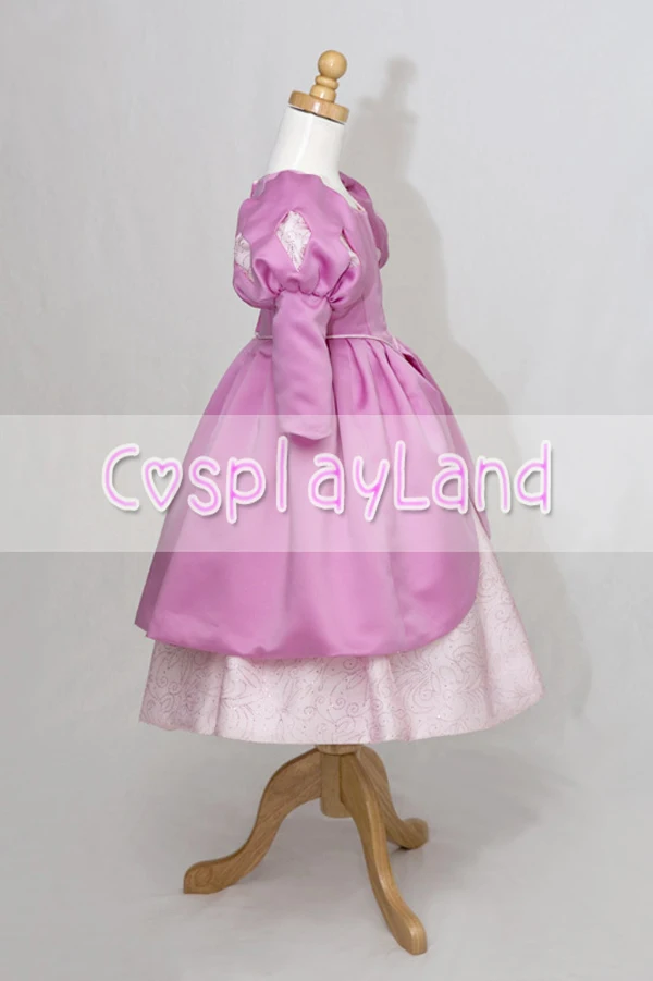 Платья для девочек Костюм Русалочки Ариэль Розовое вечернее платье Детское