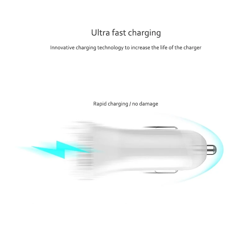 Автомобильное зарядное устройство с 4 портами USB адаптер для зарядки телефона 2 А 1