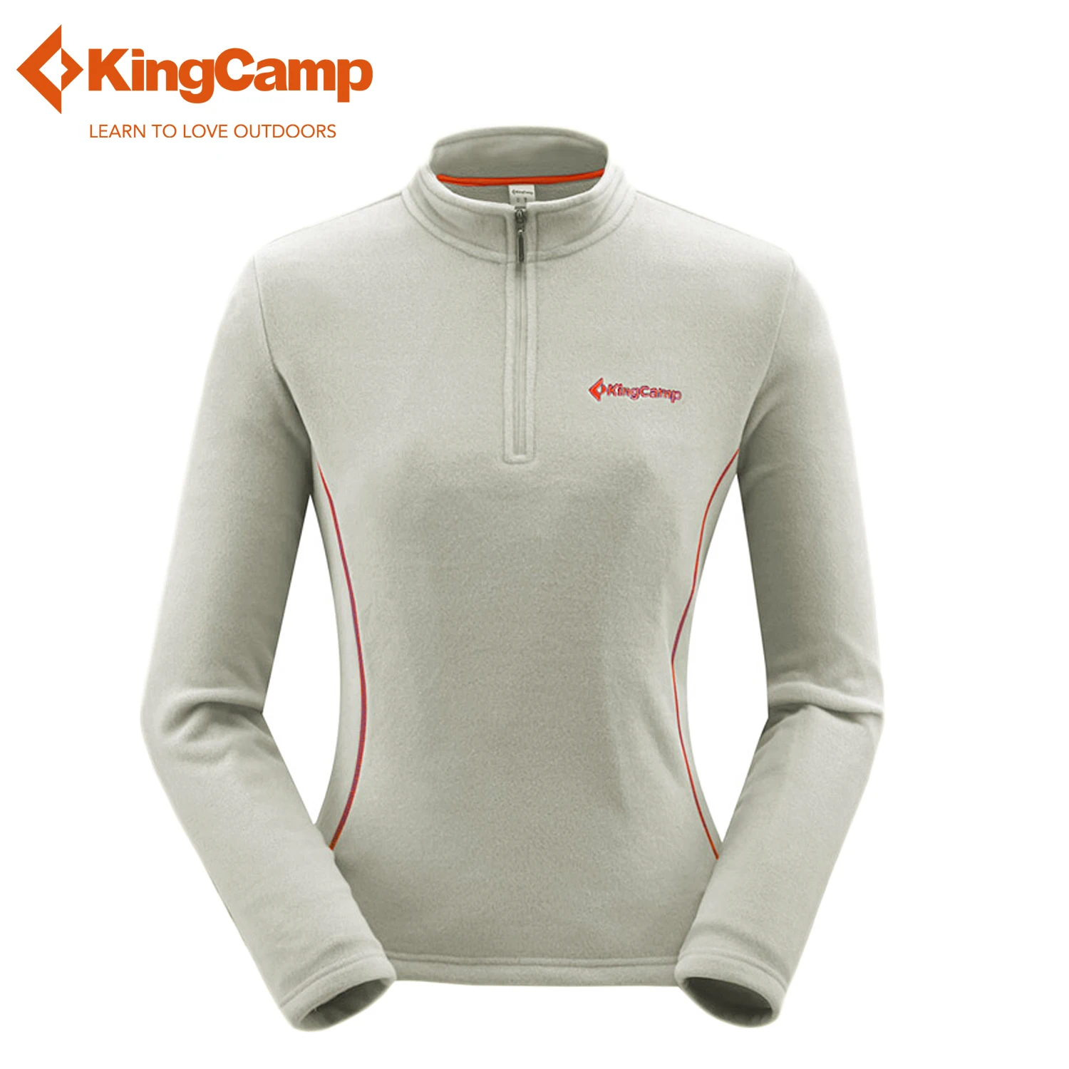KingCamp женская спортивная одежда свитер на молнии спереди для улицы легкая