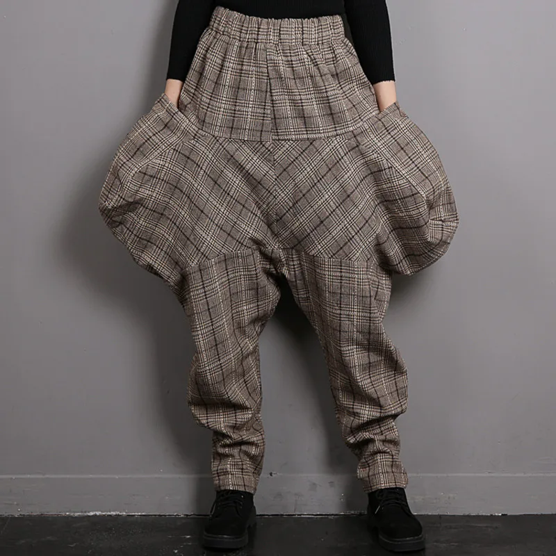 Женские винтажные брюки LANMREM большого размера на лето и весну WH41204 2020 | Женская