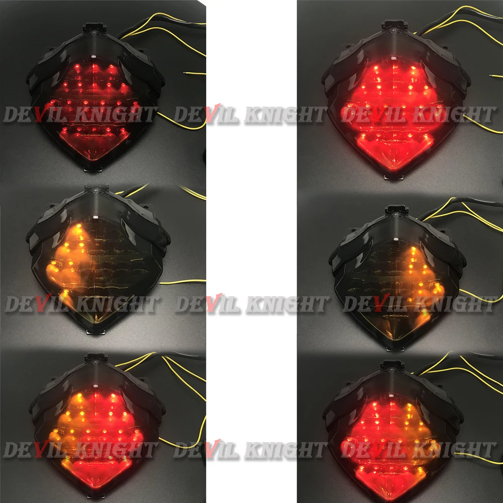 Для Yamaha YZF R1 2004 2005 2006 задний фонарь Тормозные встроенные Сигналы поворота светодиодный мотоциклов свет Аксессуары для мотоциклов
