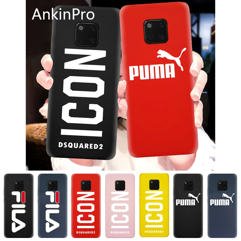 AnkinPro Спорт чехол для телефона huawei коврики 20 10 Pro Lite X Черный силиконовый Мягкий ТПУ