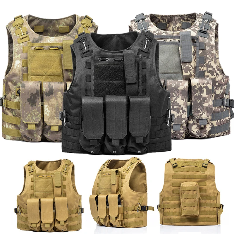 HYBON безопасности Тактический Грудь Rig мешок страйкбол военный Молл жилет