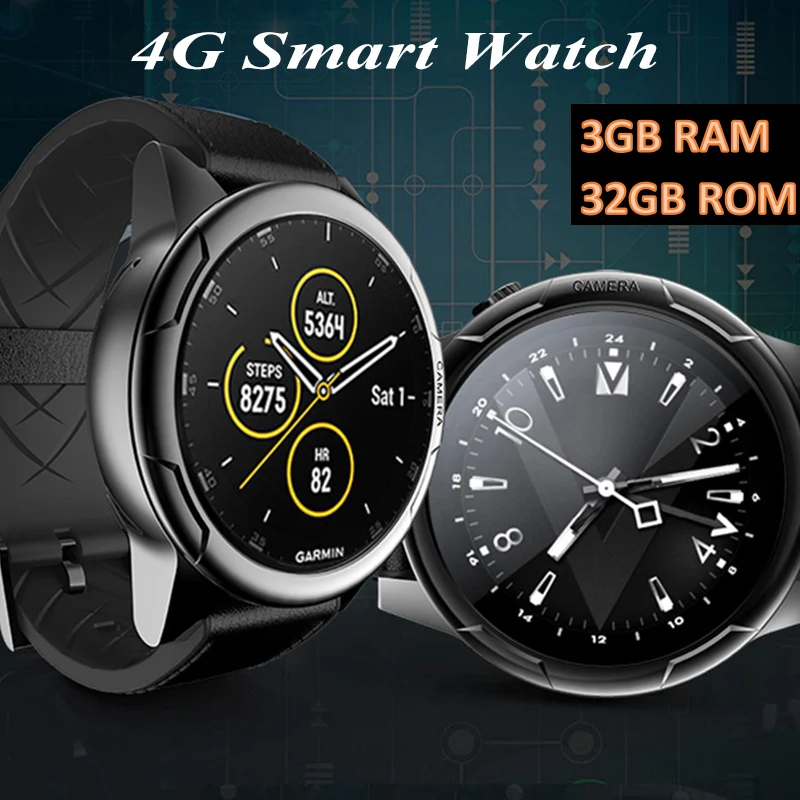 KINYO оригинальные Смарт-часы 4G 3 GB ram+ 32 GB rom MTK6739 наручные часы Поддержка gps часы с сим-картой мужские pk hope brave smartwatch