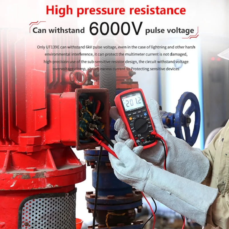 UNI T Цифровой мультиметр UT139 серии True RMS ЛПФ низкочастотным фильтром нижних частот