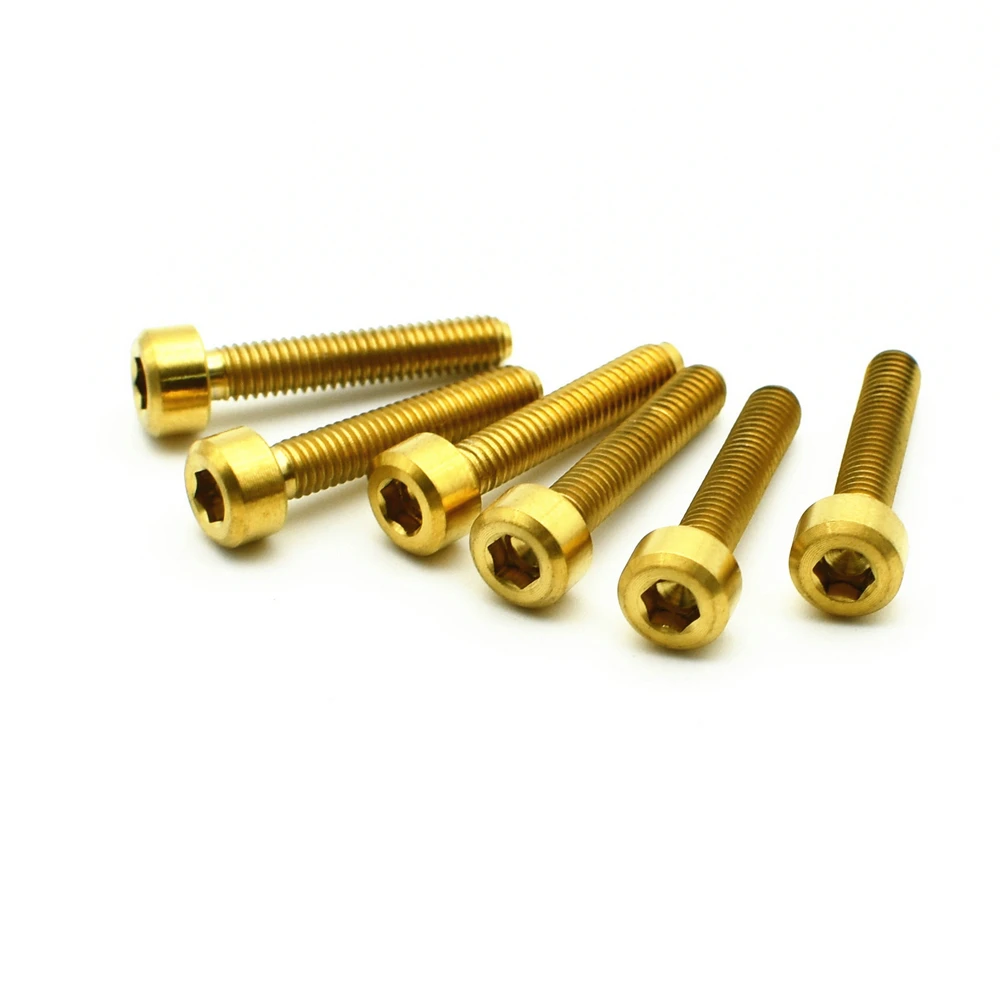 

Titanium Bolts Alloy Screw M3X5 6 8 10 12 14 15 16 20 25mm Column Head Screws Hexagonal Cylinder Model Airplane DIY Fastener