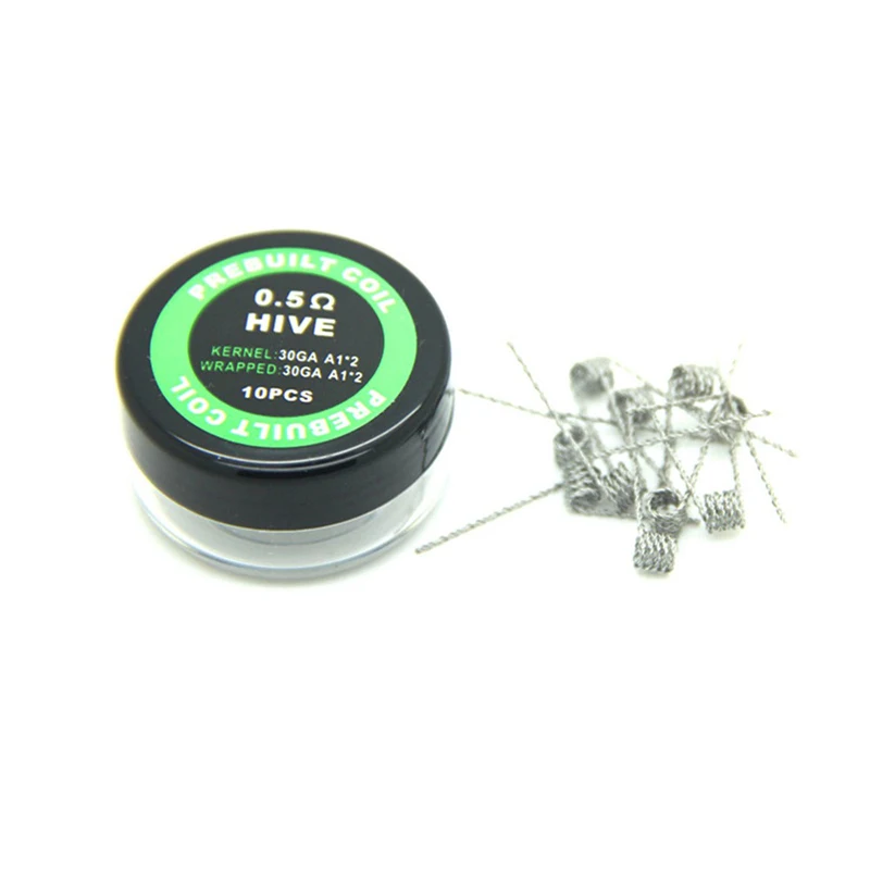 10 шт./кор. Kanthal A1 Twisted Clapton Alien куст Quad Тигр Fused Clapton с сопротивлением сопротивление нагревательного провода спираль rda