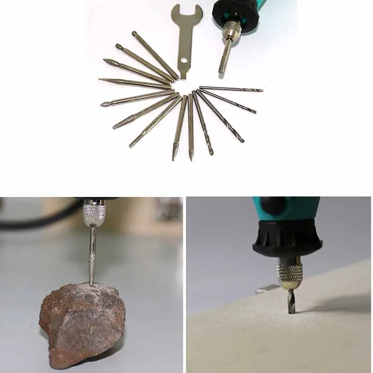 PJLSW 2 шт. DIY дрель гравировальная электрическая дрель Dremel стиль новая ручка шлифовальный станок Мини дрель Электрический Роторный инструмент мини-мельница 180 Вт 350-I