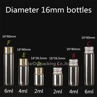 free shipping 1000pcslot diameter 16mm 2ml 4ml 6ml glass bottle screw cap for vinegar alcohol carftstorage candy bottles
