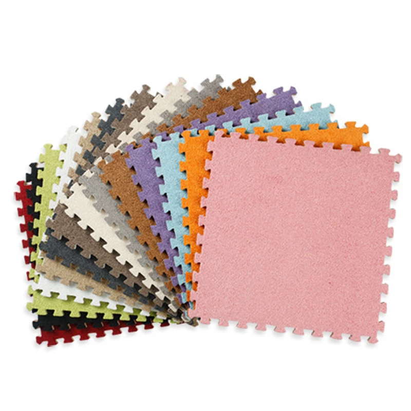 Мягкая замша пены головоломки Коврики малыш Ковры для игр централизации ребенка