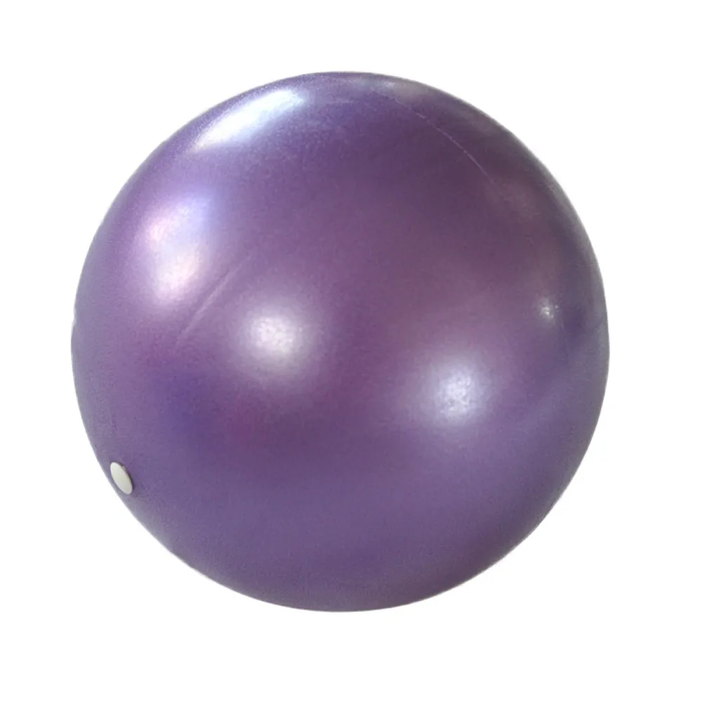 Purple 25cm йога мяч для упражнений для гимнастики и фитнеса мяч для пилатеса на баланс развивающая тренажерный зал, фитнес, йога фитбол Крытый тренировочный мяч для йоги - Цвет: Purple