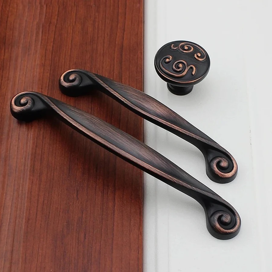 

Free shipping Fashion deluxe solid furniture handles 3.8"Wardrobe win cabinet door handle 5"Decoration pulls knobs Drawer handle