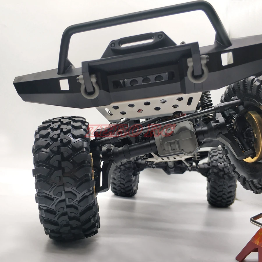 TRX4 защита переднего бампера из нержавеющей стали противоскользящая пластина для