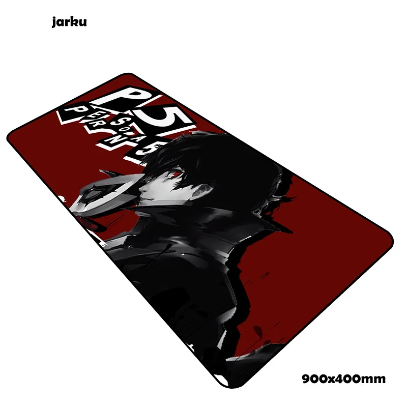 Persona 5 Коврик для мыши 900x400 мм коврики для мыши с массовым рисунком лучший игровой коврик для мыши для геймера Популярные персонализированные коврики для мыши Клавиатура ПК коврик