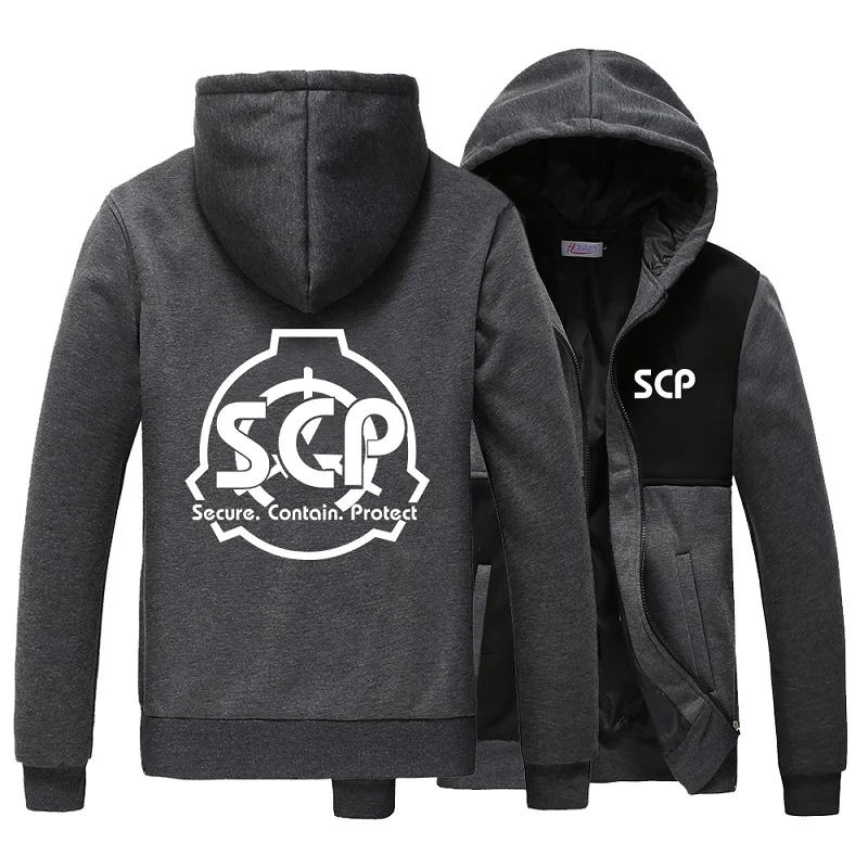 HOLRAN аниме SCP основа с капюшоном толстовка кардиган пальто специальные процедуры