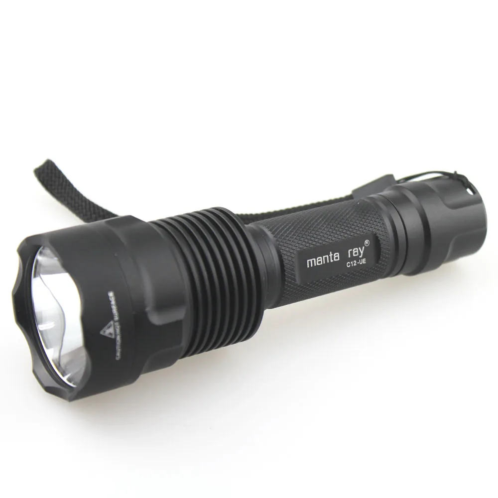 Манта C12-UE CREE XP-L Hi V3 2000lm 12x7135 8-режим интеграции на открытом воздухе тактический светодиодный фонарик(1x18650