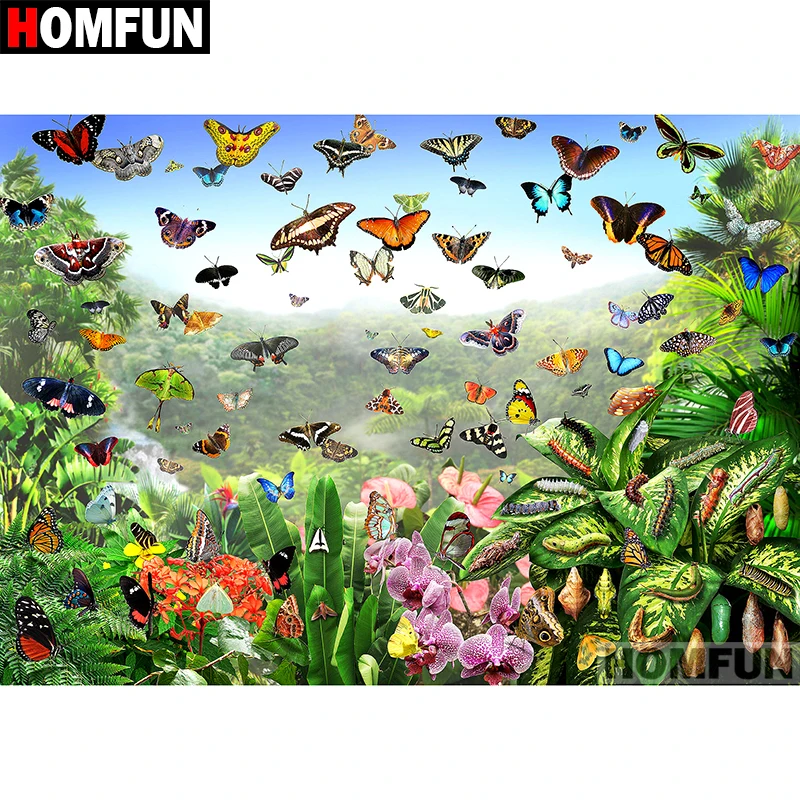 Алмазная вышивка HOMFUN A07144 5D картина сделай сам с квадратными/круглыми стразами