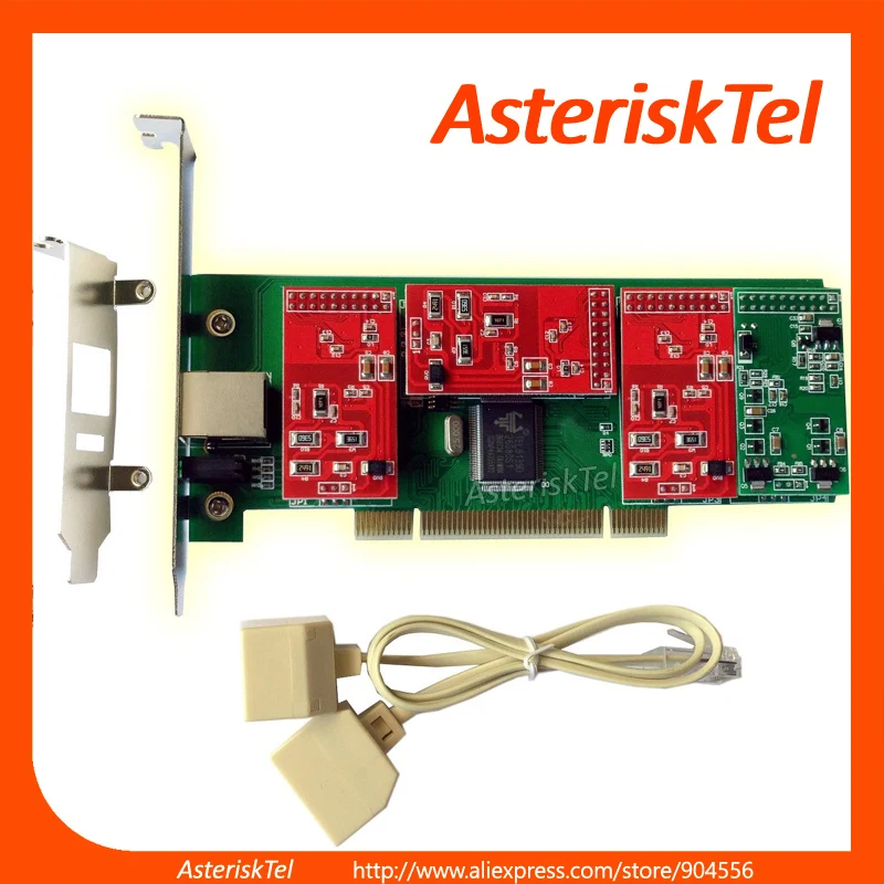 Asterisk карта для 2U сервера 3 fxo + 1 FXS TDM410 поддерживает Sangoma FreePBX FXO плата tdm400p|card|card cardcard
